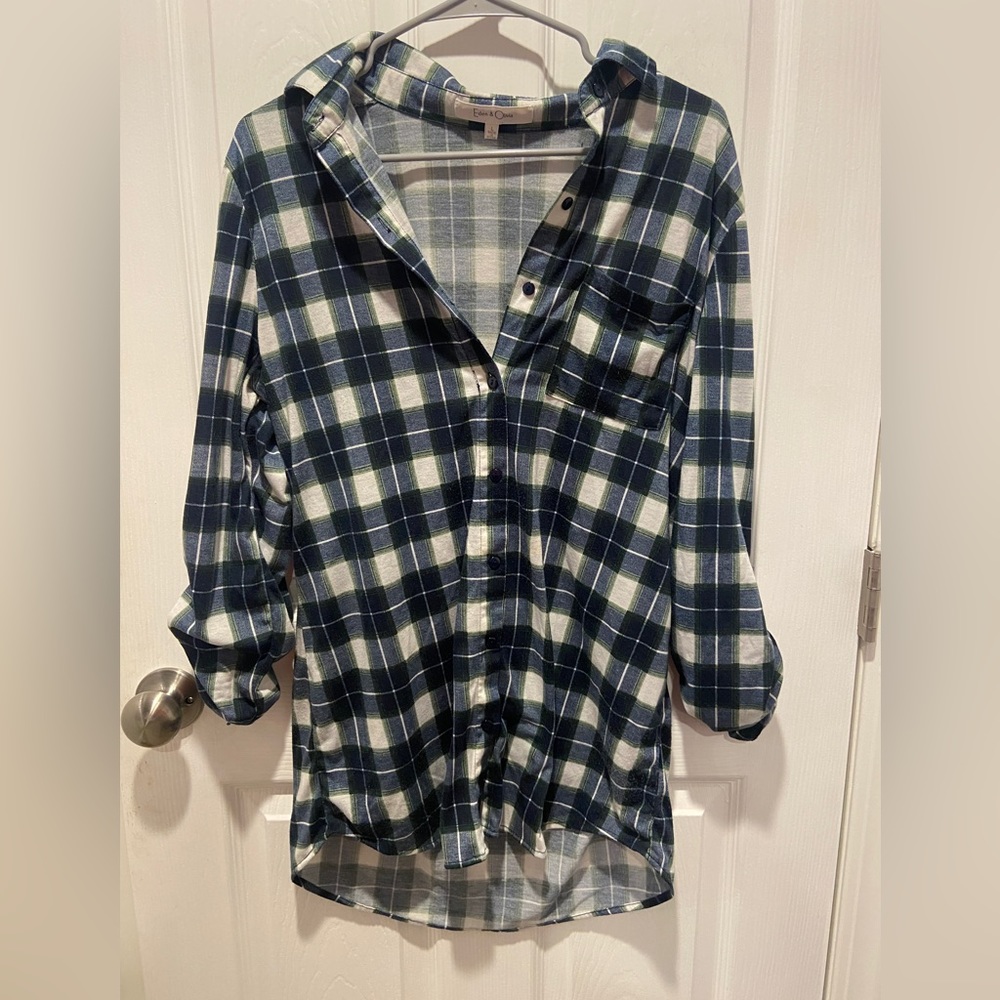 Tunic length flannel L